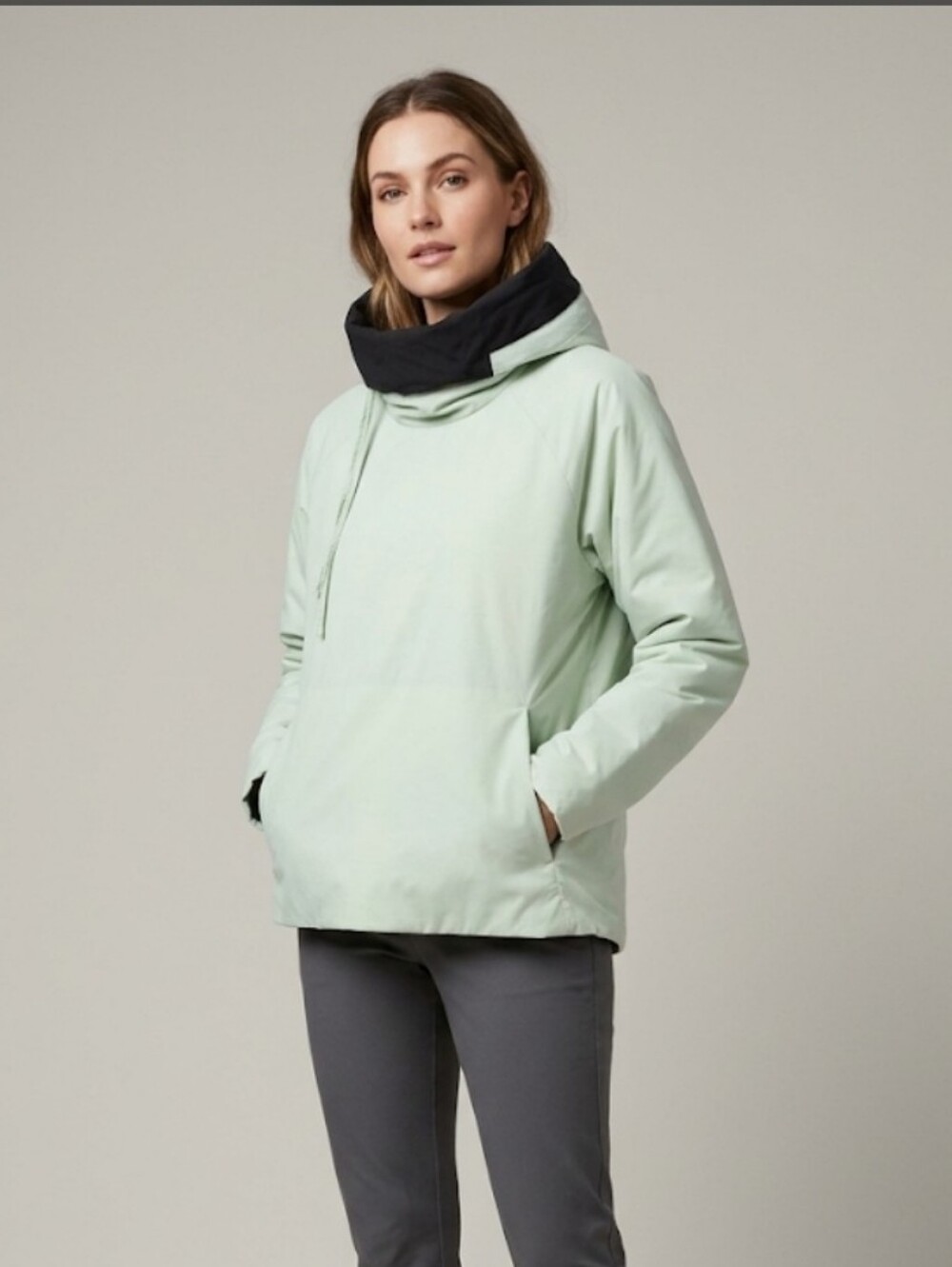 NEW Icebreaker Merinoloft Westerly Pullover Jacket Mint Green Women's Large